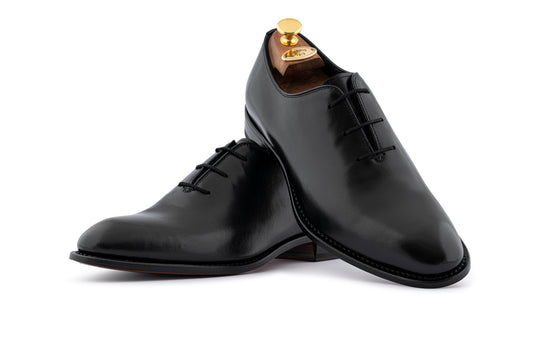 Francesina in pelle pieno fiore