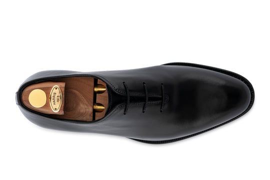 Francesina in pelle pieno fiore