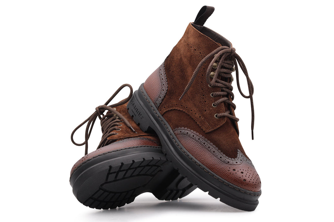 Bota de gamuza