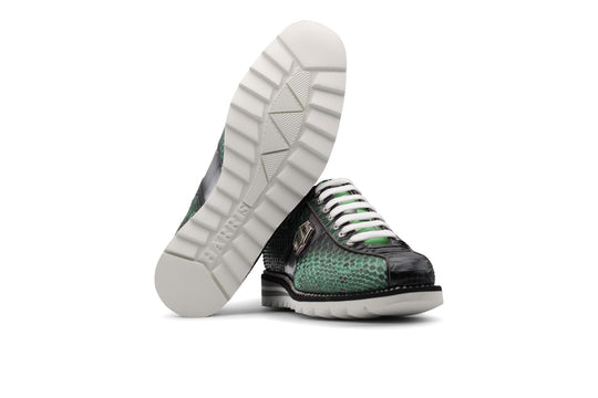 Sneakers in pelle pregiata