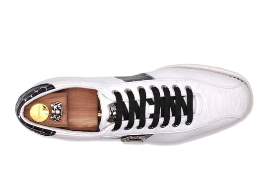Precious leather sneakers
