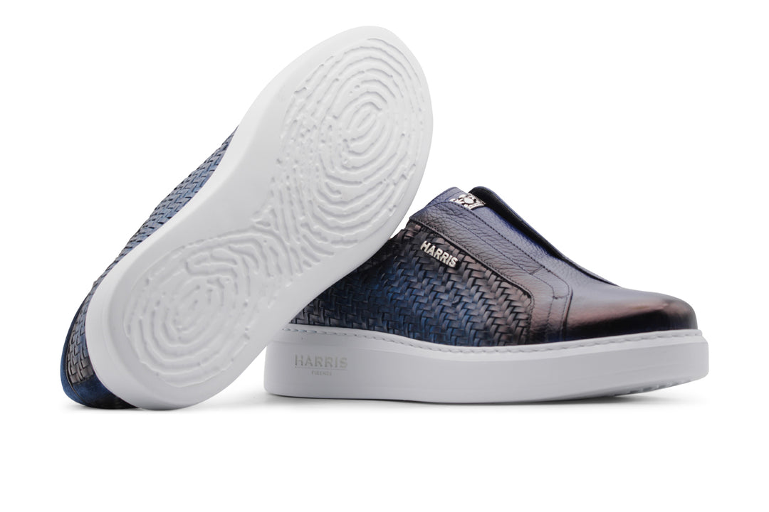 Forklot briefs in intertwined leather