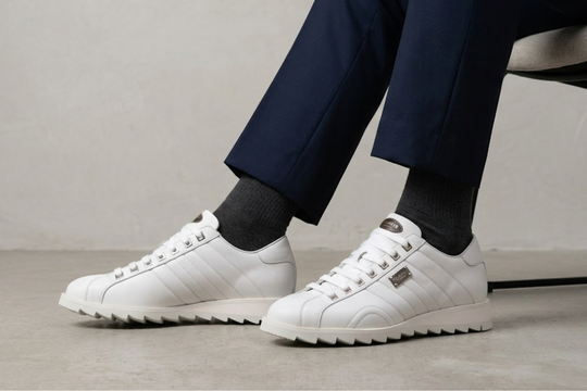 Comfort sneakers in soft leather