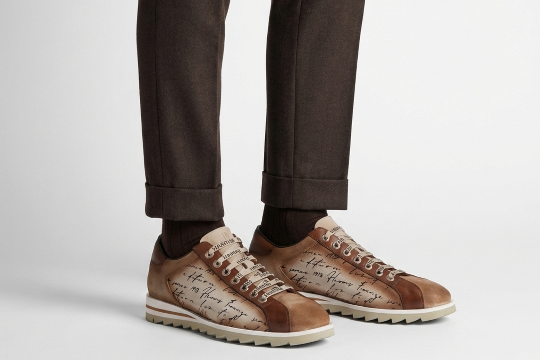 Writer suede sneakers