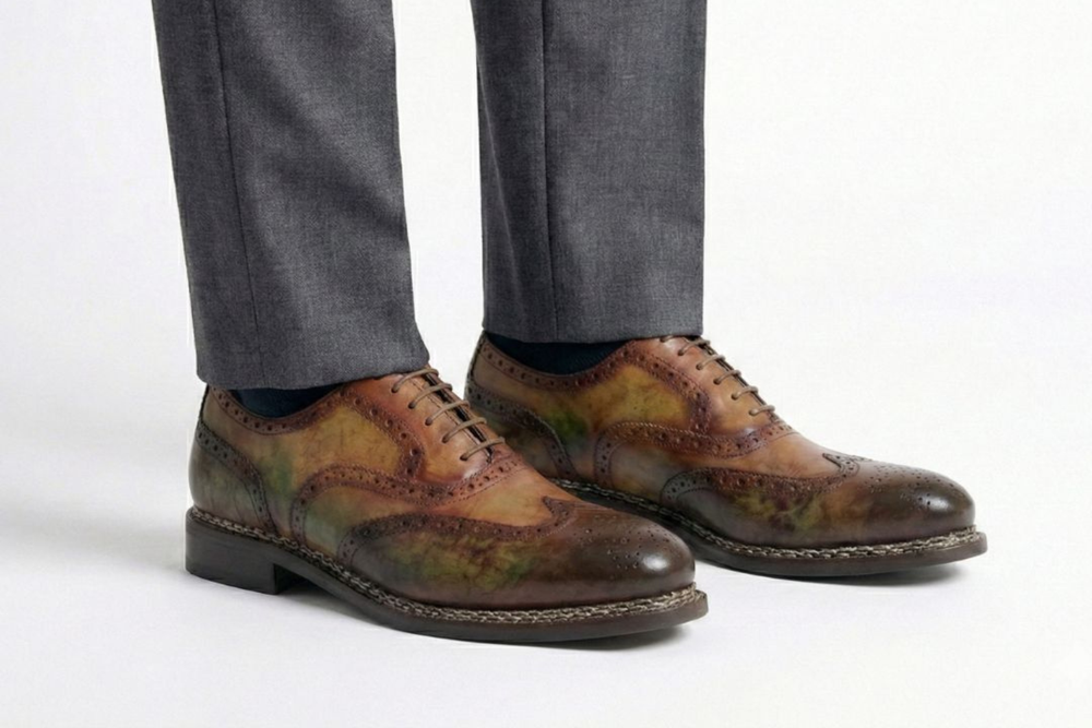 Oxford pintado a mano con mano de obra noruega.