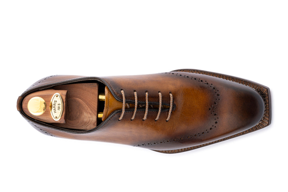 Hand-painted leather oxford