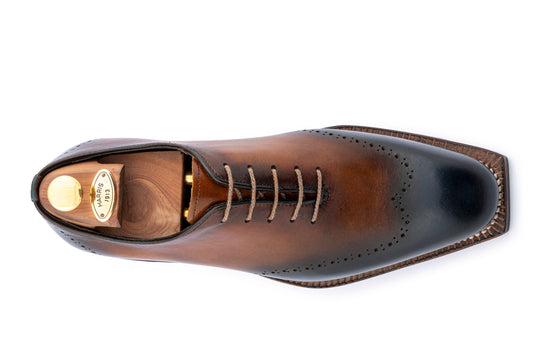 Hand-painted leather oxford