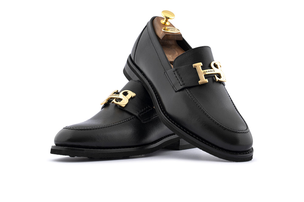 Mocasín en piel efecto alce