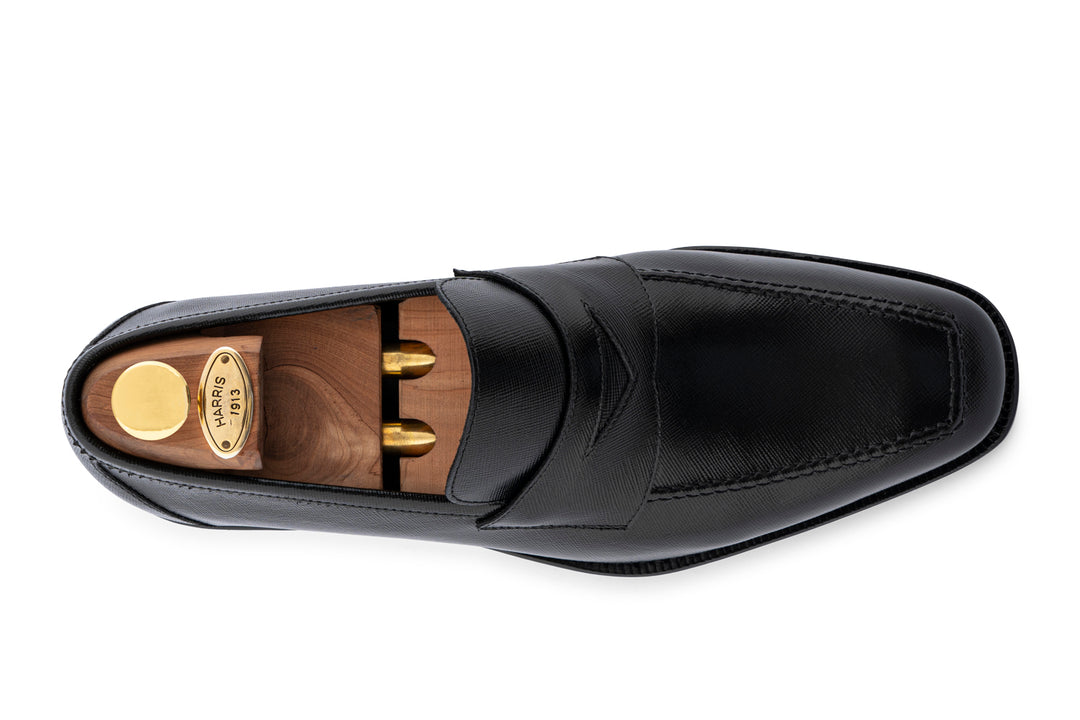 Mocassin en cuir imprimé