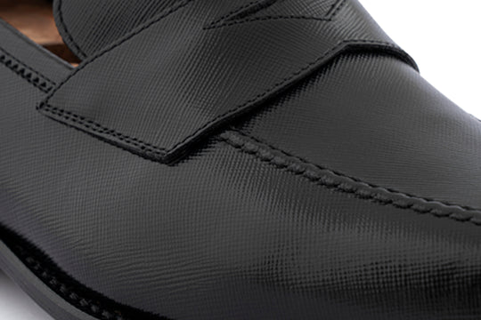 Mocassin en cuir imprimé