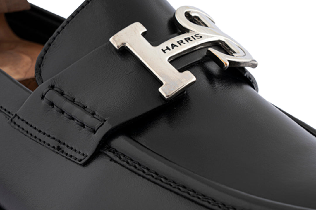 Mocasín de piel con complemento HS