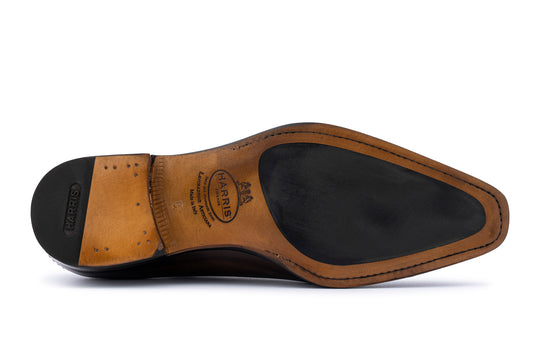 Handbemalte Brogues mit Handnaht