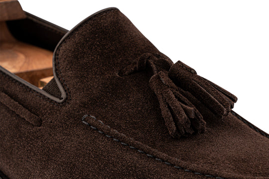 Suede moccasin