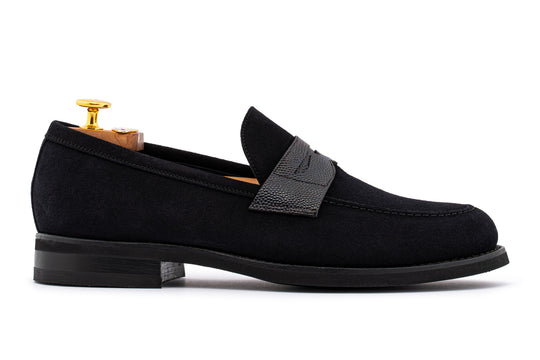 Mocassino Terni in Suede – Blu