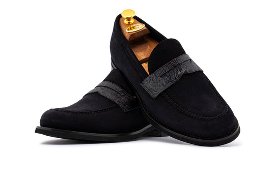 Mocassino Terni in Suede – Blu