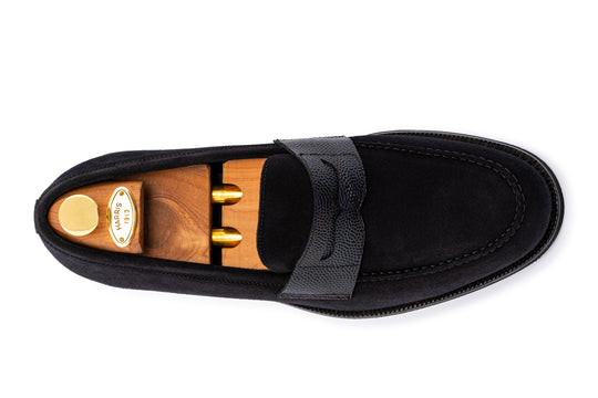 Mocassino Terni in Suede – Blu