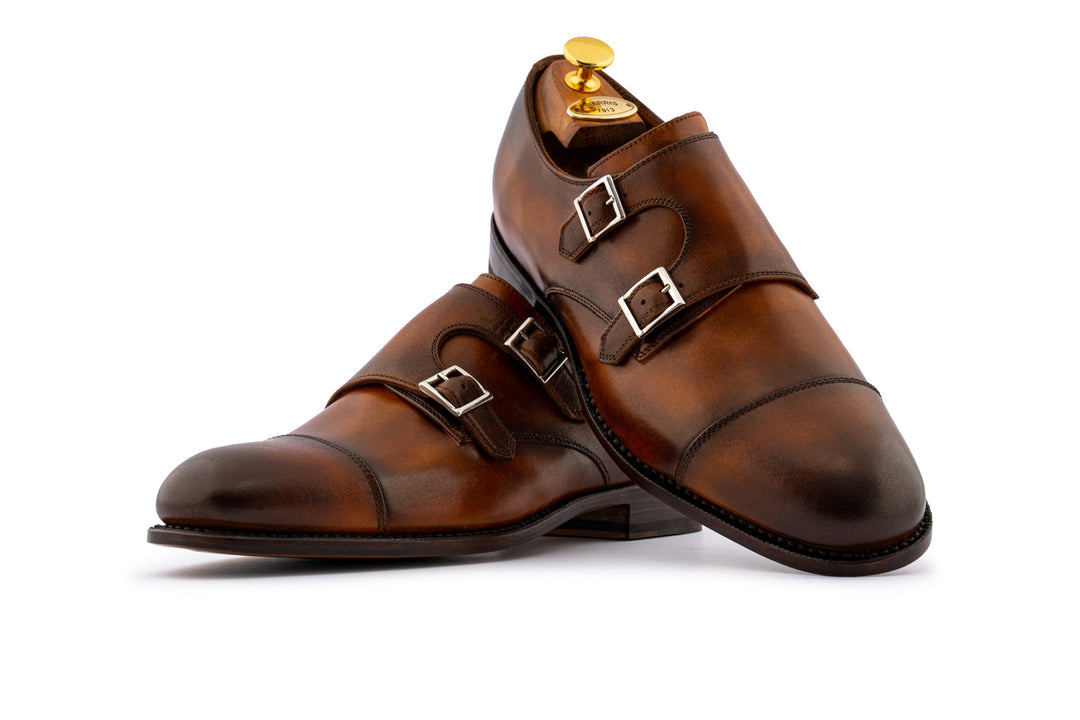 Double Buckle 9356 - Brown
