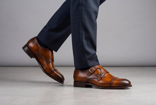Double Buckle 9356 - Brown