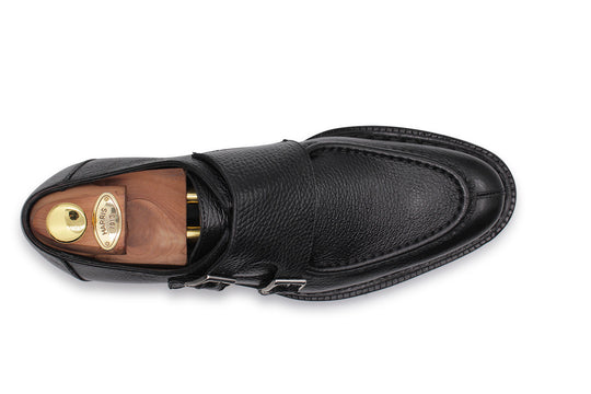 Double printed soft leather buckle