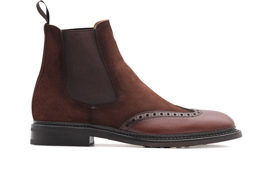 Botte de la cheville en cuir