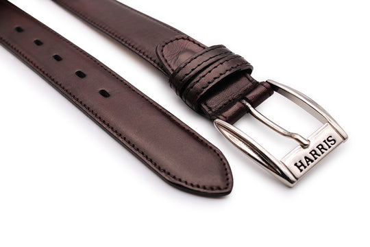 Cintura in pelle dipinta a mano