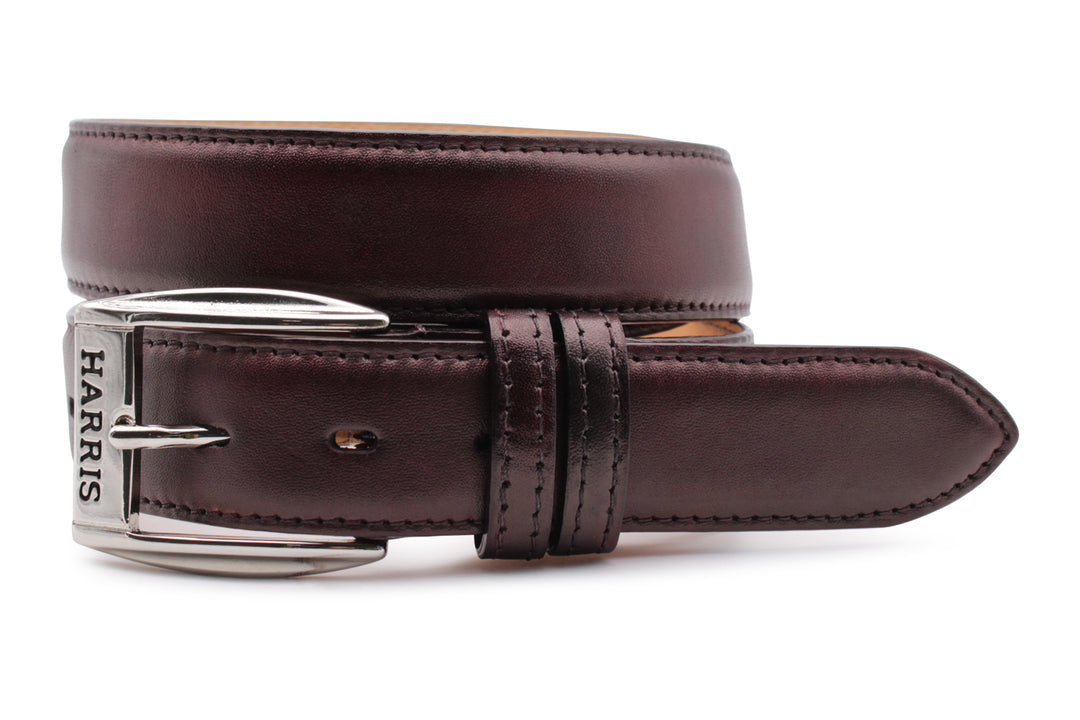 Cintura in pelle dipinta a mano