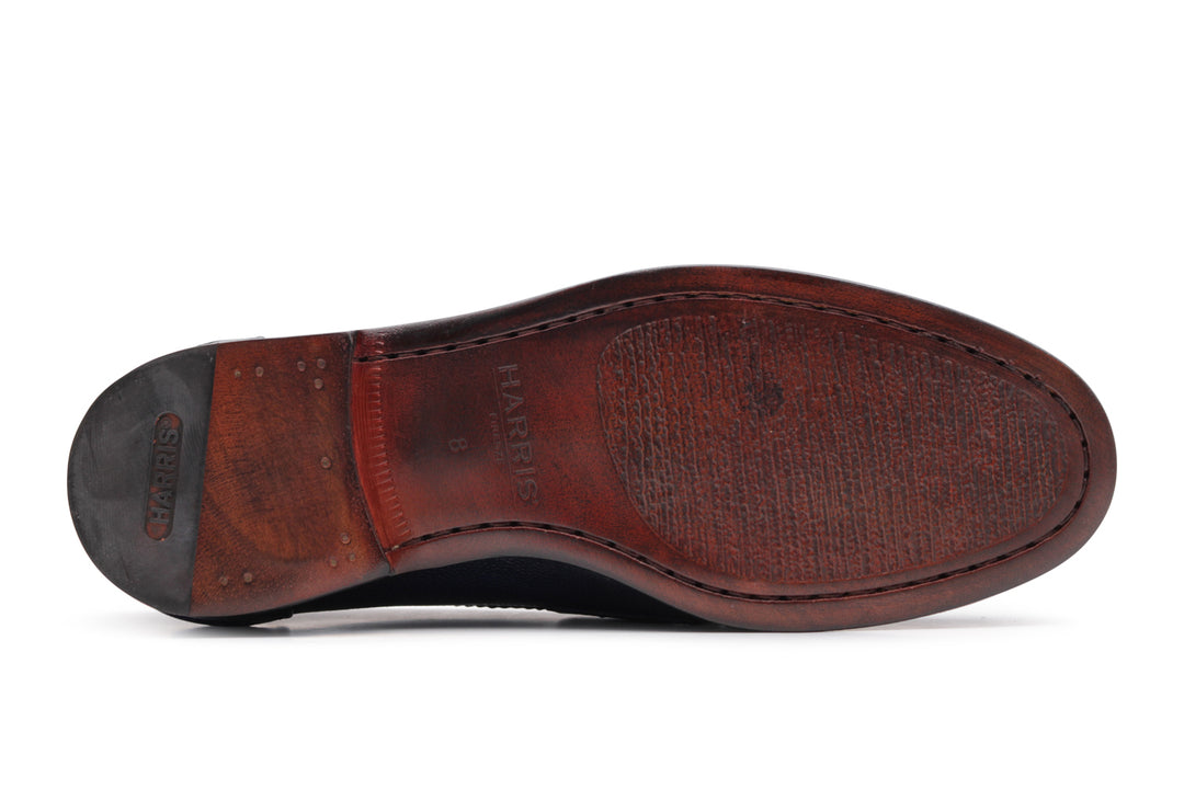 Hand-painted printed moccasin