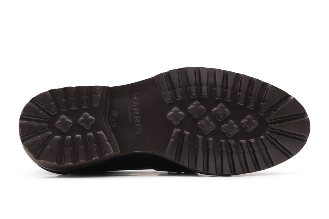 Mocassin en cuir brossé