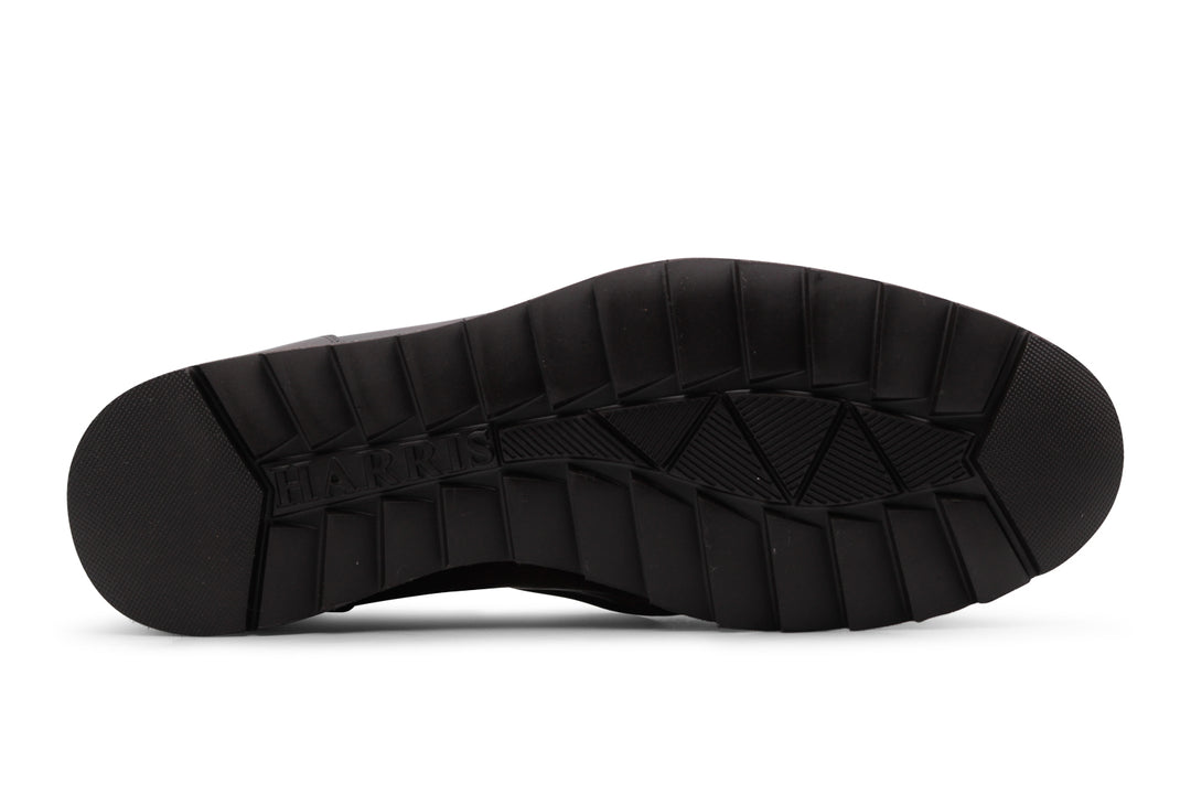 Bottine en cuir peinte à la main