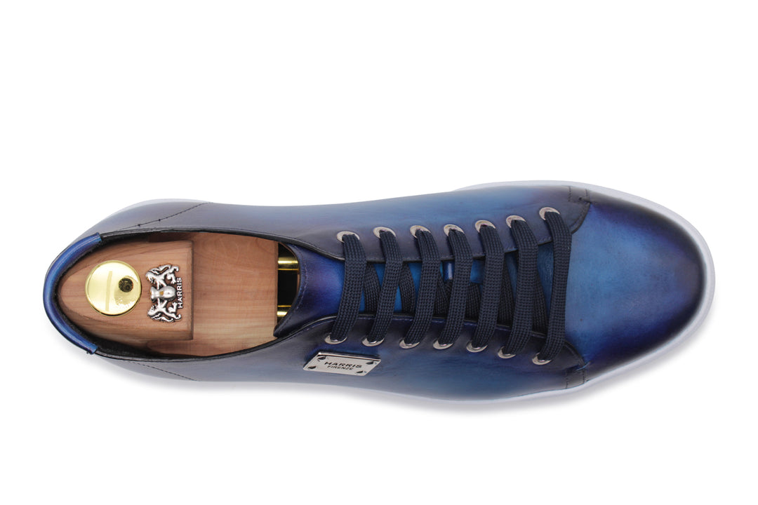 Smooth hand-painted sneakers