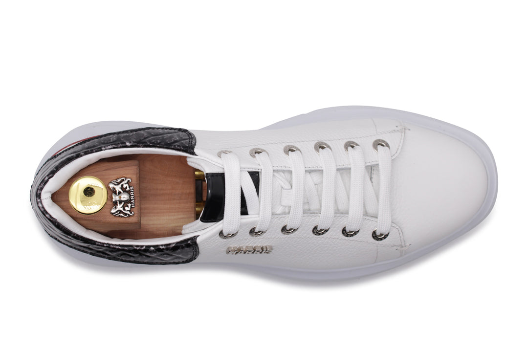 Sneakers in pelle stampata