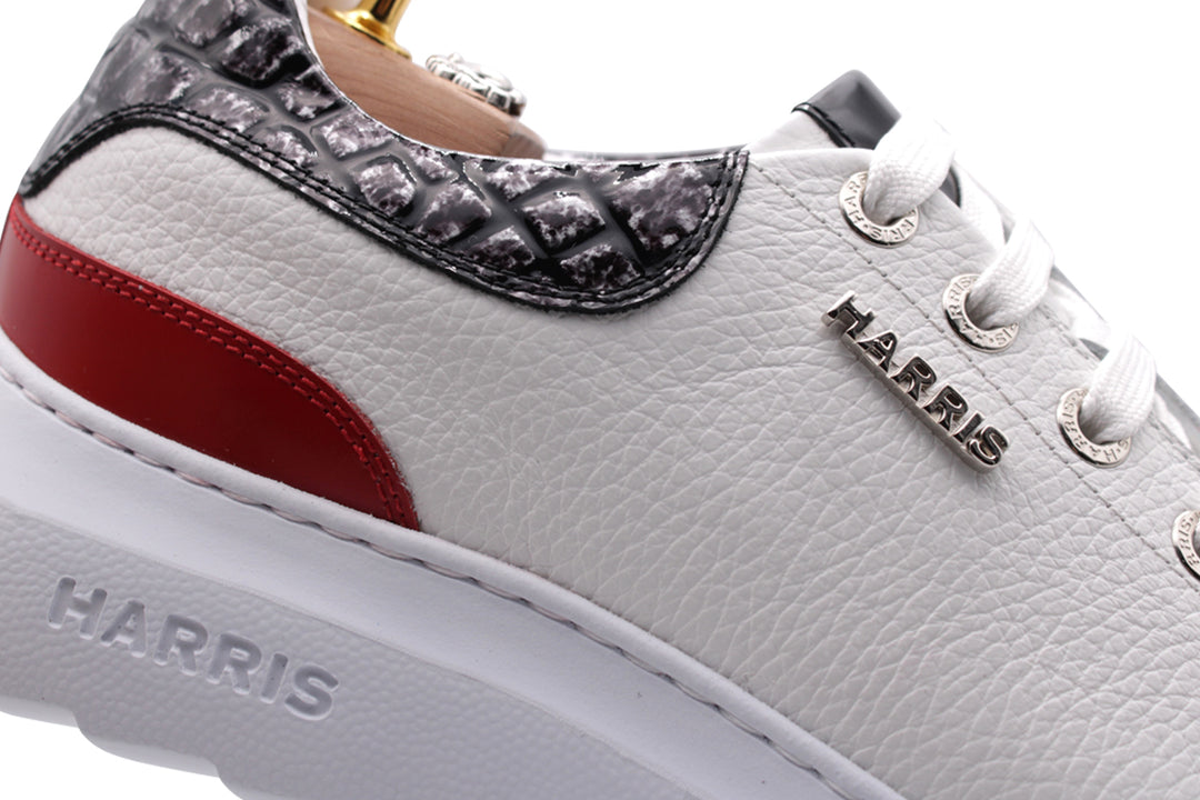 Sneakers in pelle stampata