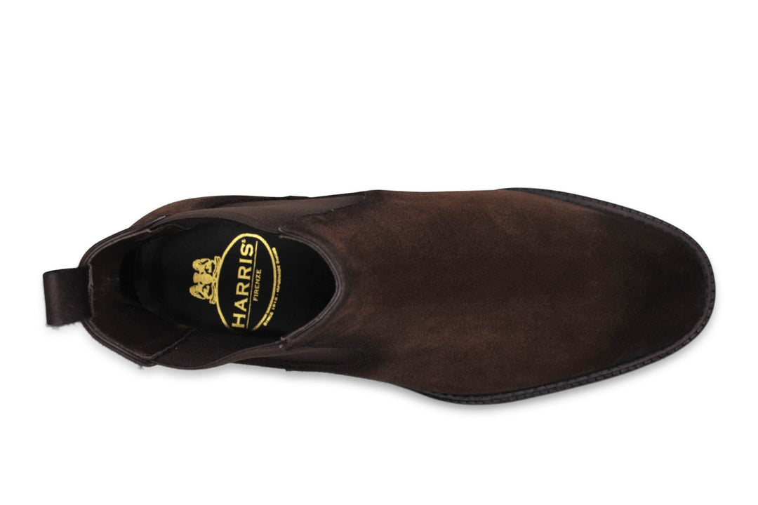 Polacchino in suede Testa di Moro con elastico