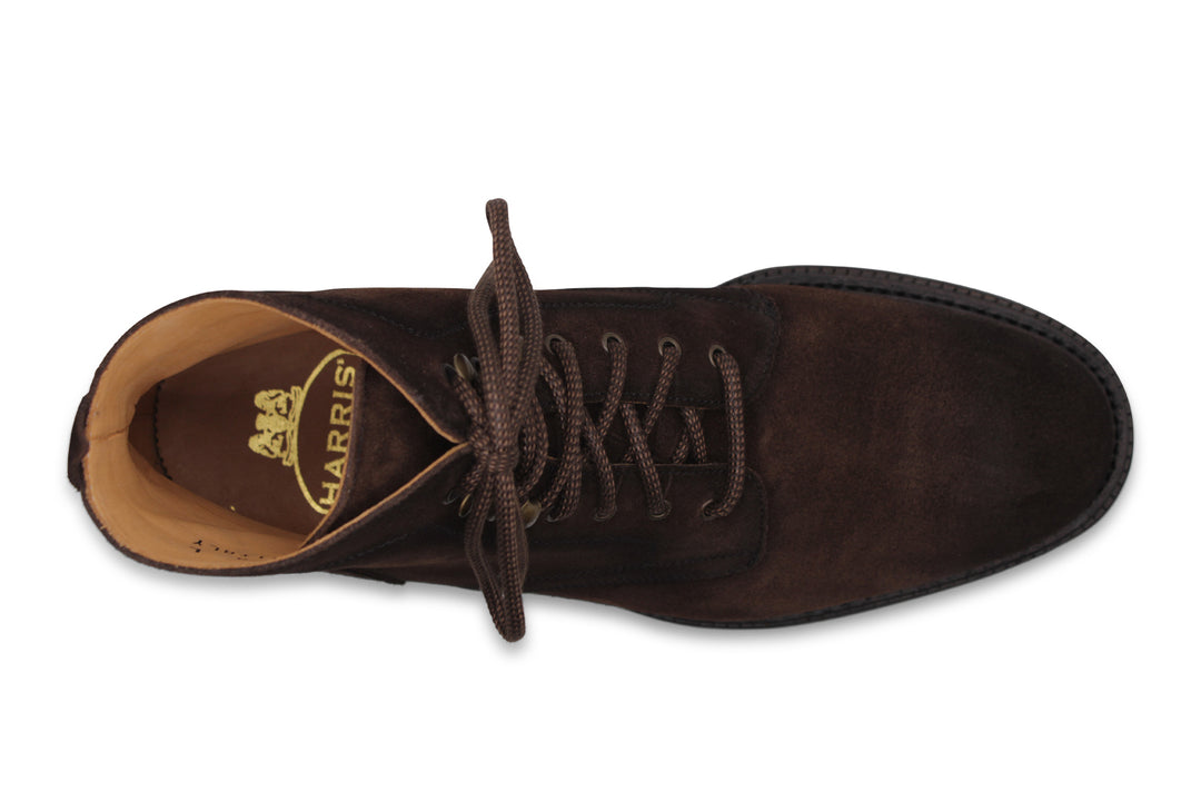 Polacchino liscia in suede Testa di Moro