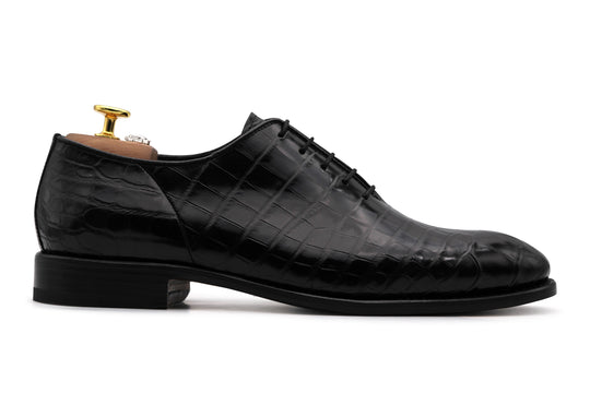 Francesina in pelle di coccodrillo