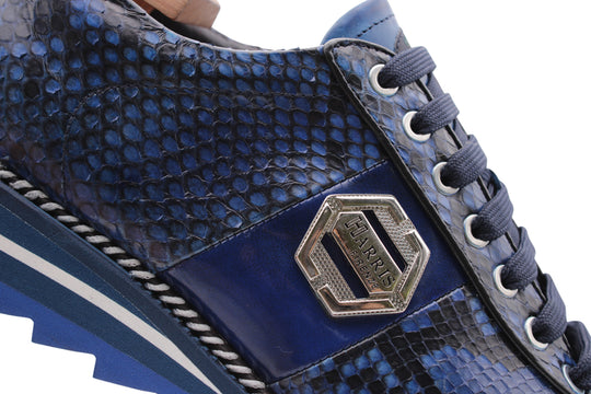 Sneakers in pelle di pitone