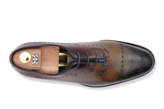 Francesina dipinta a mano con lavorazione Norvegese