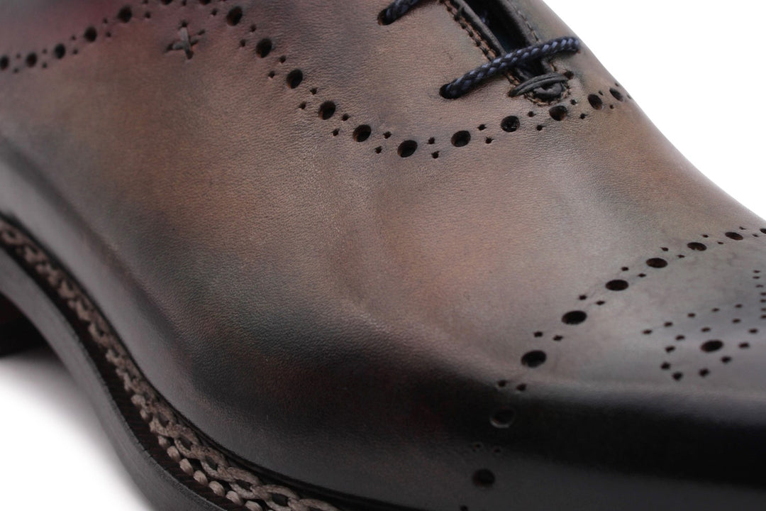 Francesina dipinta a mano con lavorazione Norvegese