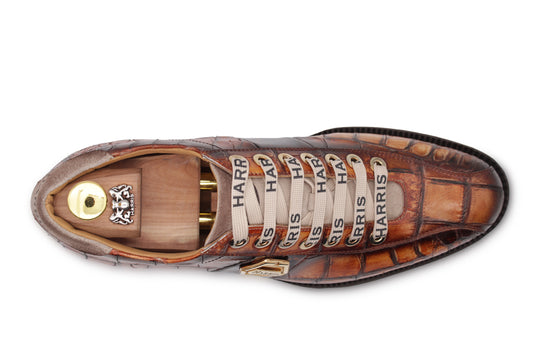 Zapatillas con efecto cocodrilo.