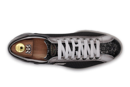 Sneakers effetto Coccodrillo e traforato