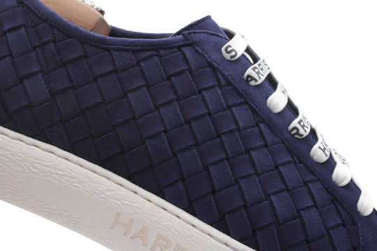 Sneakers aus gewebtem Leder