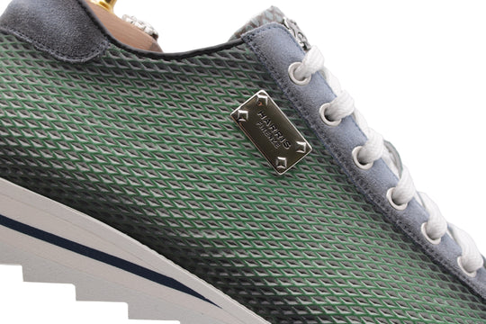 Deportivas estampadas de piel y pitón