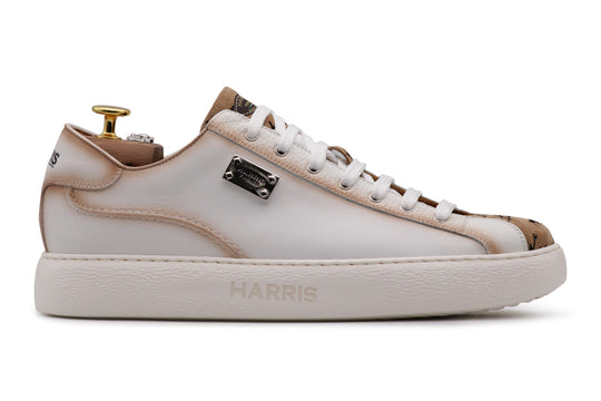 Zapatillas de piel y detalles de escritor.