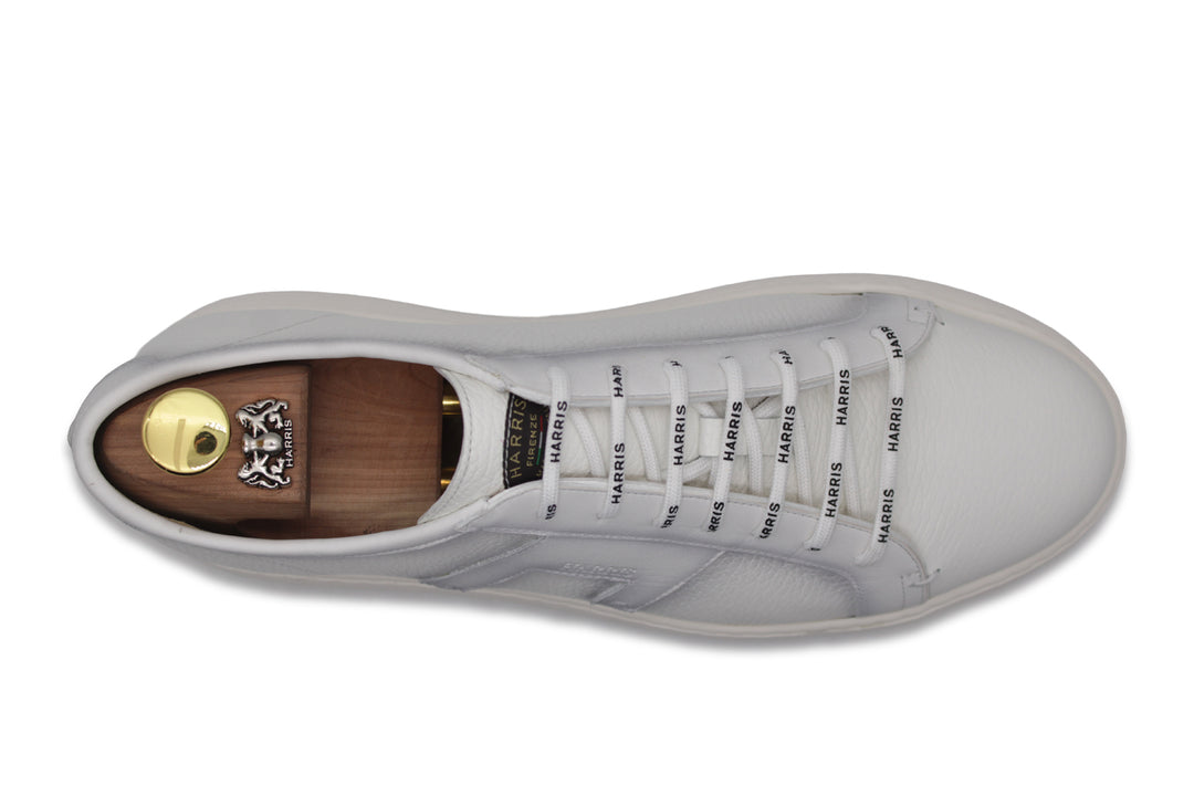 Sneaker in pelle effetto alce