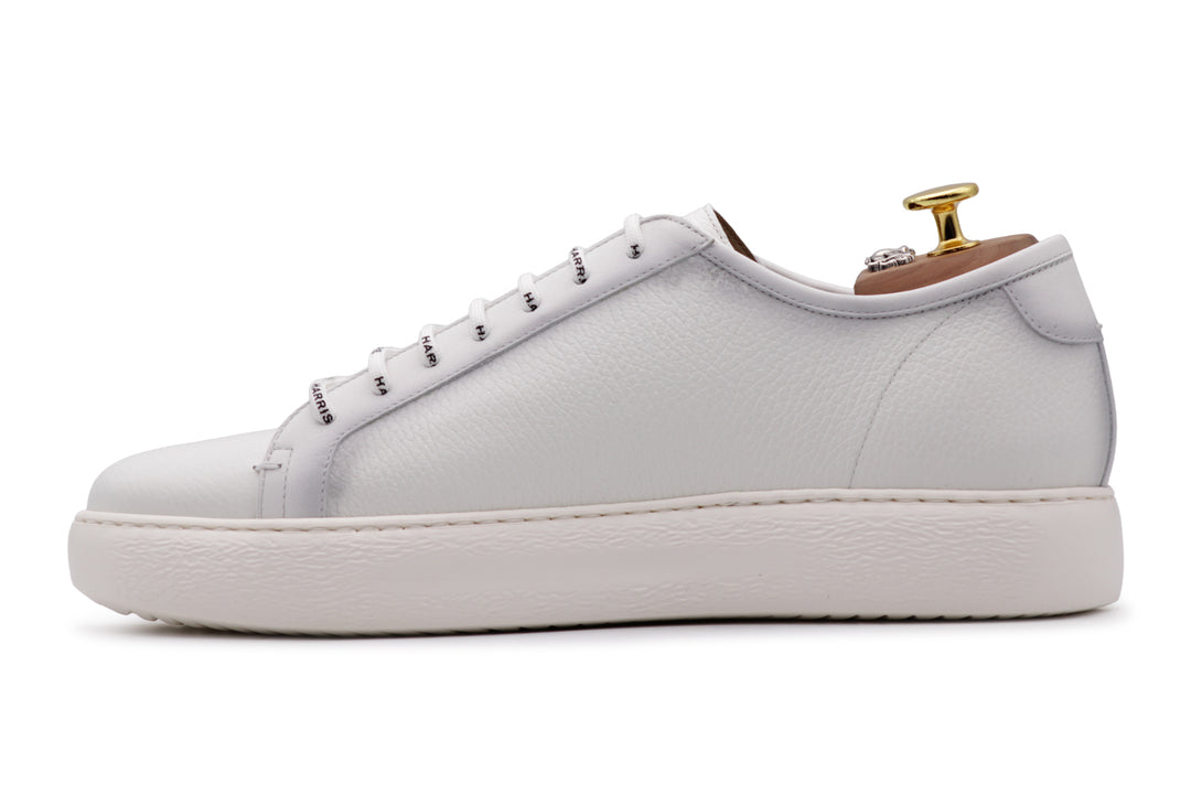 Sneaker in pelle effetto alce