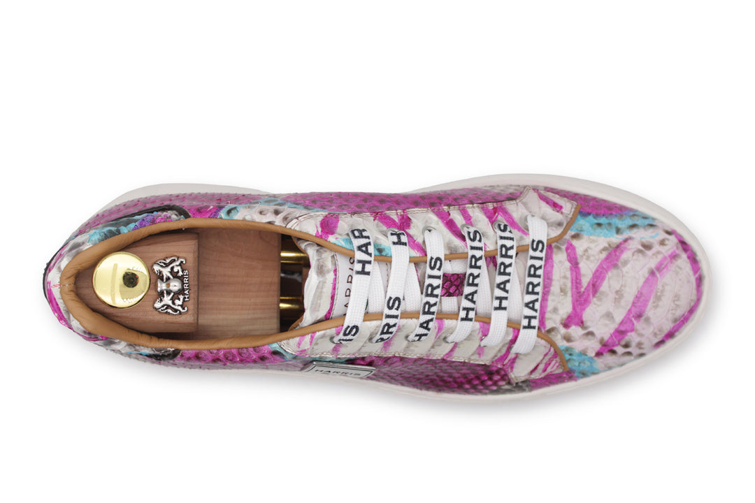 Zapatillas de pitón multicolor
