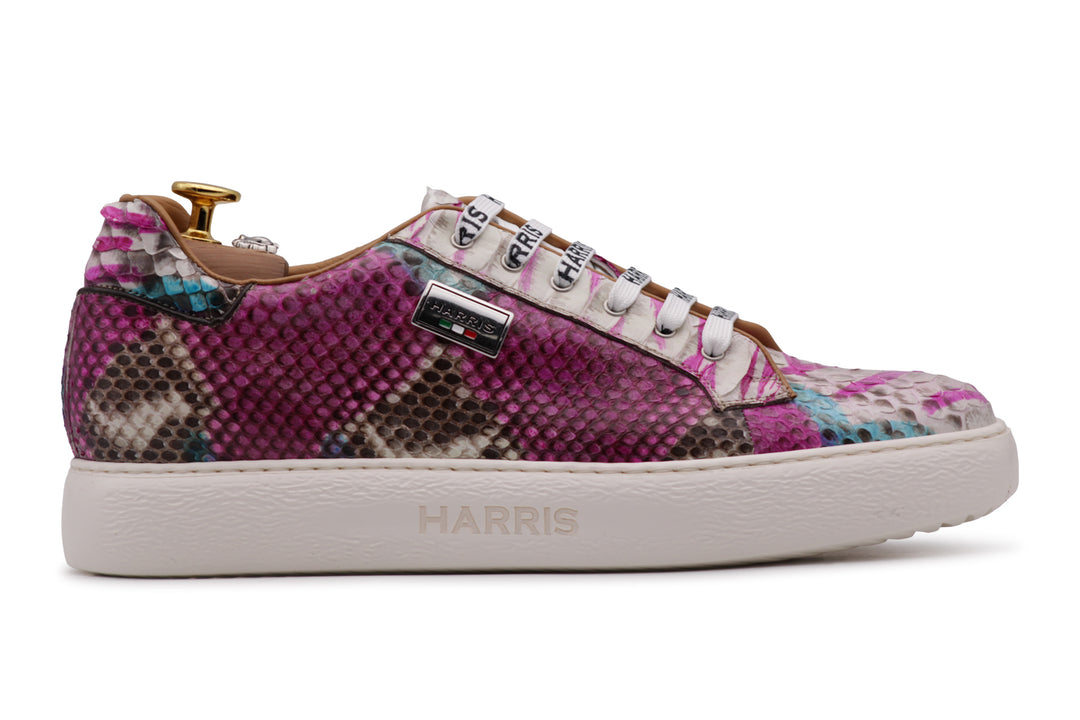 Zapatillas de pitón multicolor
