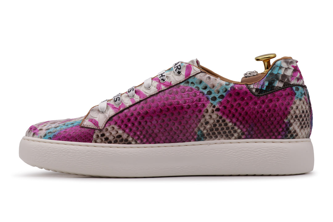 Zapatillas de pitón multicolor