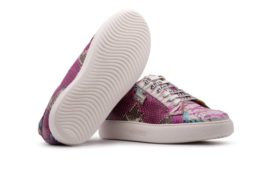 Zapatillas de pitón multicolor