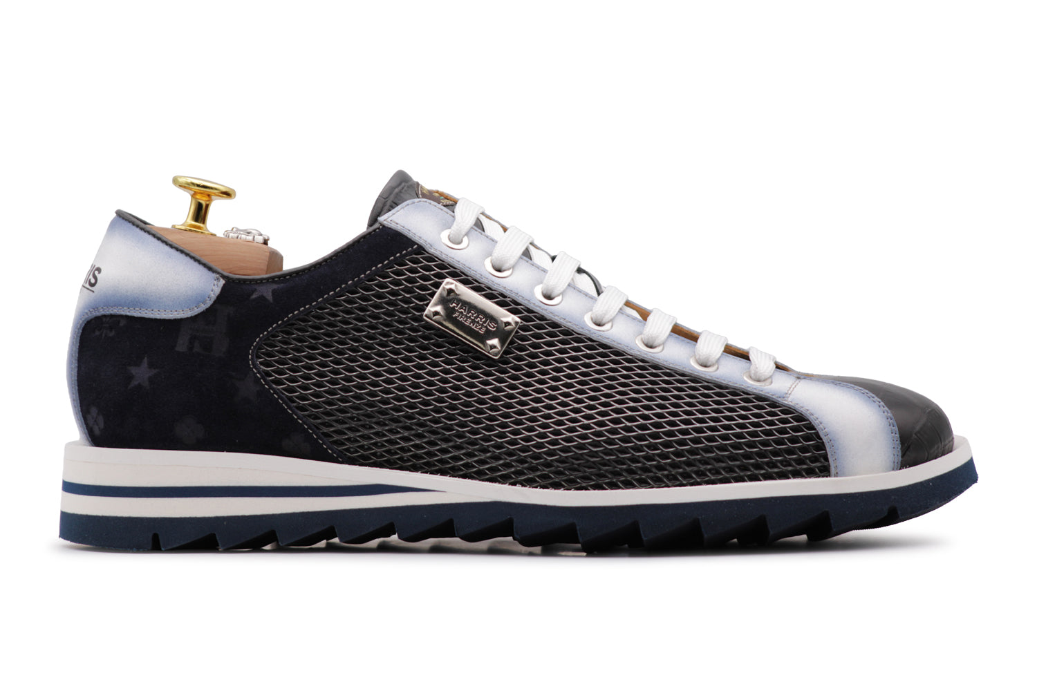 再値下げ！Harris Mens shoes パティーヌ着色 ノルベジェーゼ仕様 Men's leather and canvas sneakers - Harris Shoes 1913